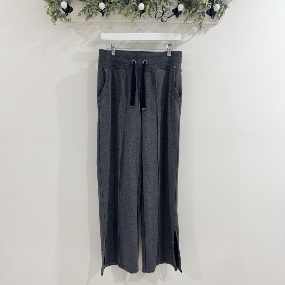 Athleta Grey Sierra Wide Leg Sweatpants Small style 353736-01